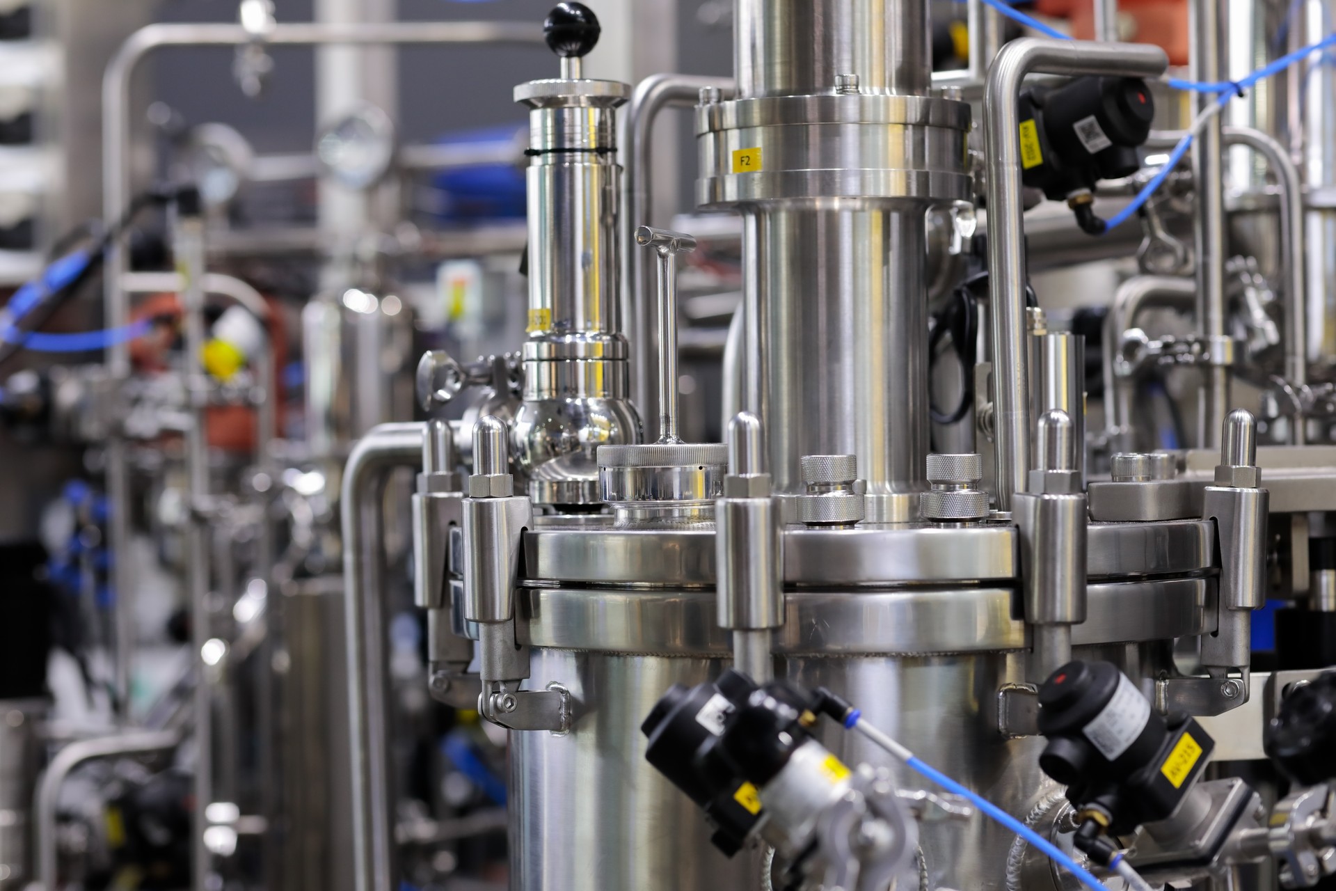 chemical process equipment in pharmaceutical plant